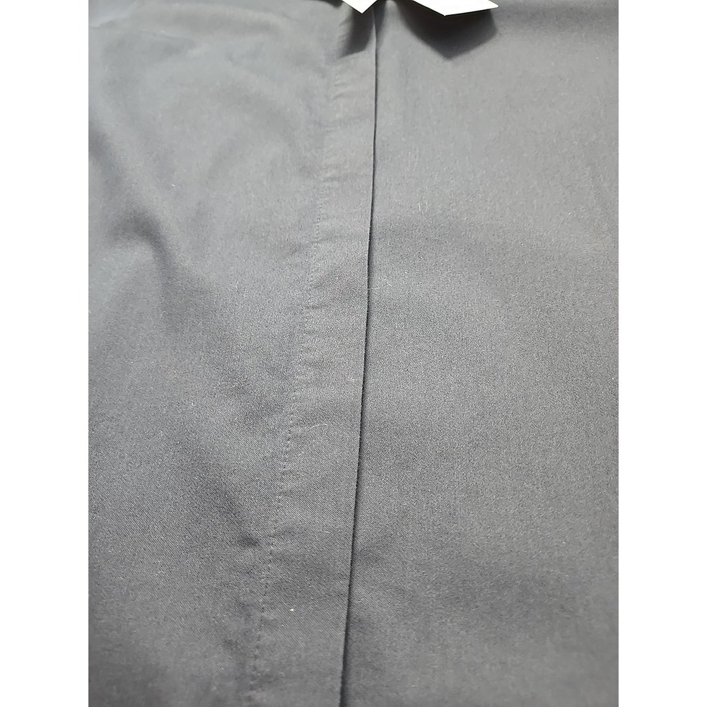 NWT Chico's 2 US 12 Classic Navy No Iron Stretch Maxi Pocket Tunic Office Classi - Picture 6 of 14